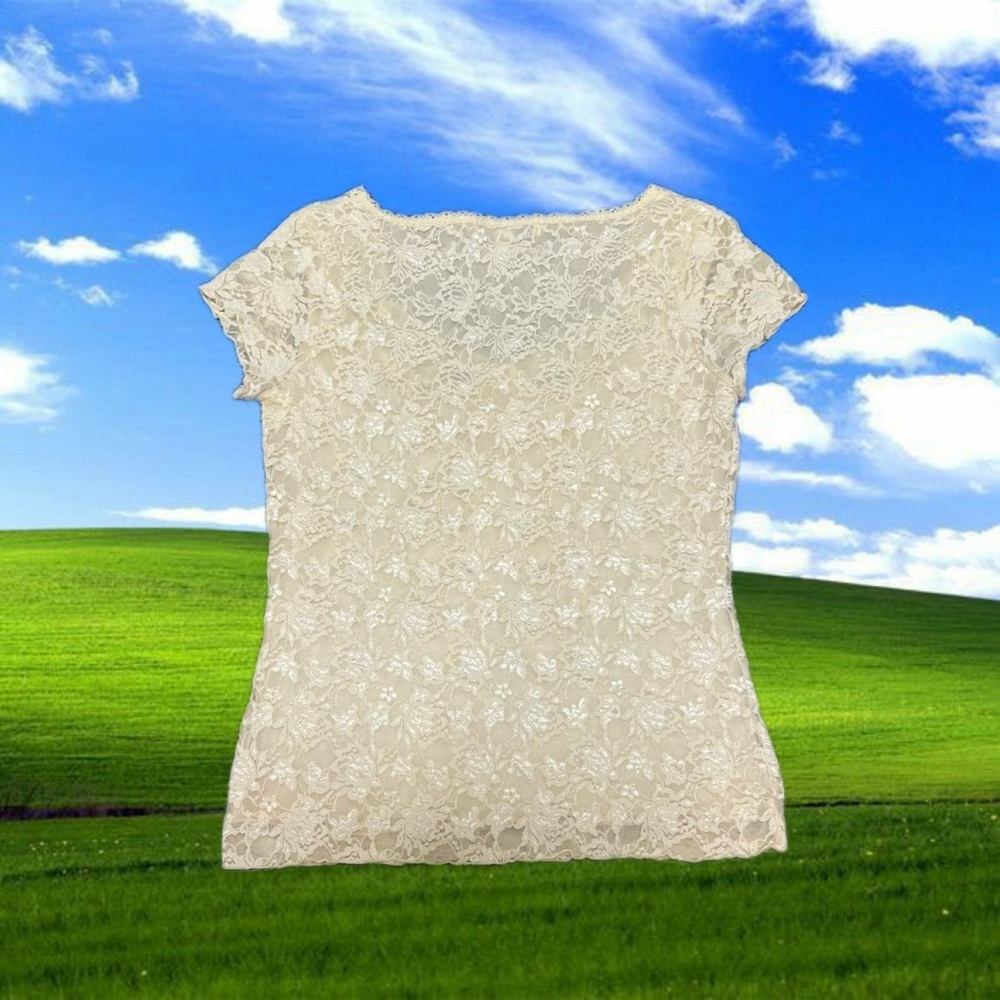 90s lace top - Picture 2 of 3
